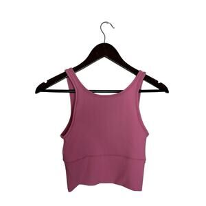 Lululemon‎ Power Pivot Tank Ribbed Pink sz 2